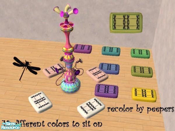 Sims 2 — leslie_dragonfly6pads1226 - Individual I by peepers42 — pads of different colors for your bubbleblower