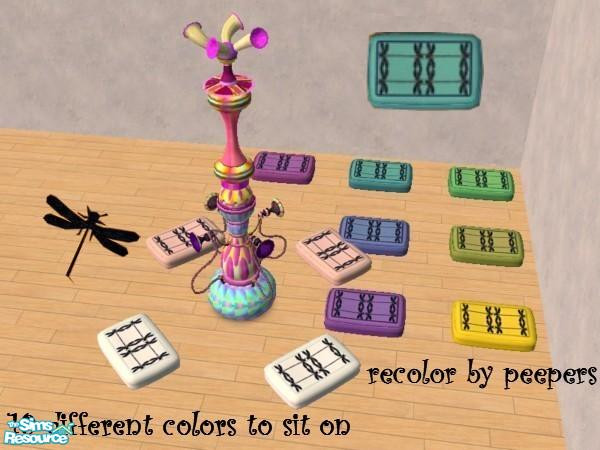 Sims 2 — leslie_dragonfly4pads1226 - Individual I by peepers42 — pads of different colors for your bubbleblower