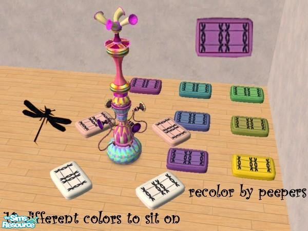 Sims 2 — leslie_dragonfly1pads1226 - Individual I by peepers42 — pads of different colors for your bubbleblower