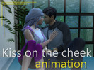Sims 4 — Kiss on the cheek - animation by CreatorAndy — Animation of a kissing scene on a bed. You'll need - Andrew's