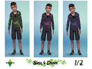 Sims 4 — Designer Kids Camouflage Jacket by Sims4TheDecor — Trendy in-style kids camouflage jacket available in 4