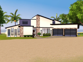 Sims 3 — Paradise Palms by RomazingCreations — This luxurious modern home overlooks the beautiful ocean for any sucessful