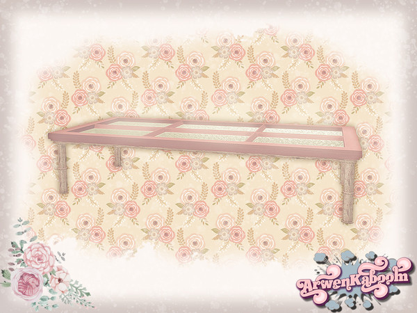 Sims 4 — S.H.Abby - Coffee Table by ArwenKaboom — A base game coffee table with glass in 6 recolors. You can find all