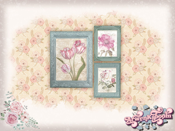 Sims 4 — S.H.Abby - Wall Pictures by ArwenKaboom — A base game wall pictures in 6 recolors. You can find all items by