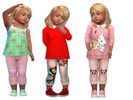 Sims 4 — Toddler Pants by Louisa_1 — Toddler Pants, 3 Colors