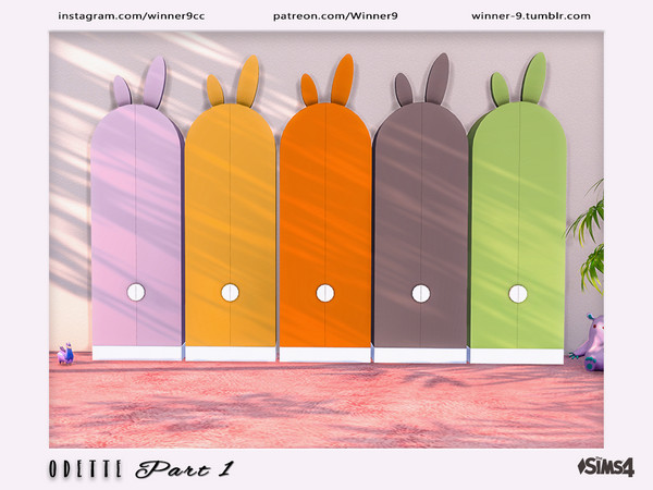 Sims 4 — Odette - Wardrobe 1 by Winner9 — Wardrobe 1 from Odette kidsroom part 1, you can find it easy in your game by