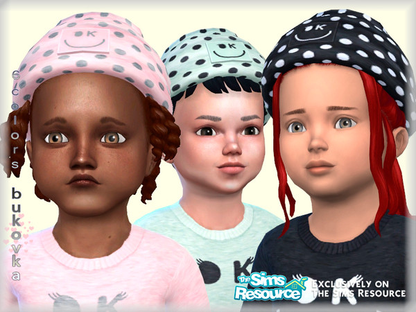 Sims 4 — Hat OK  by bukovka — Hat for babies of both sexes. Installed autonomously, suitable for the base game. New mesh