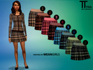 Sims 4 — Mean Girls Inspired Lighter Plaid Skirt (ttratincica) by ttratincica — Plaid skirt inspired by Mean Girls comes