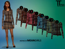 Sims 4 — Mean Girls Inspired Lighter Plaid Cardigan (ttratincica) by ttratincica — Plaid cardigan inspired by Mean Girls