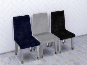 Sims 4 — The Midnight Hour Dining Chair by seimar8 — Dining Chair. Comes in three swatch patterns. City Living Expansion