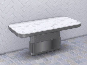 Sims 4 — The Midnight Hour Dining Table by seimar8 — Dining Table. Comes in three swatch patterns. Part of The Midnight