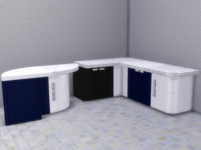 Sims 4 — The Midnight Hour Island Counter by seimar8 — Kitchen Island Counter. Come in three swatch patterns. Part of The