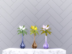 Sims 4 — The Midnight Hour Leaf by design plant by seimar8 — Plant. Comes in three swatch patterns. Part of The Midnight