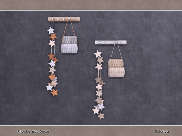 Sims 4 — Phoebe Wall Decor. Decorative Shelf, v4 by soloriya — Decorative shelf, version four. Part of Phoebe Wall Decor