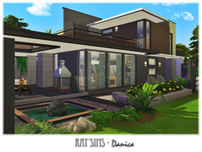 Sims 4 — Danica by Ray_Sims — This house fully furnished and decorated, without custom content. This house has 3 bedroom