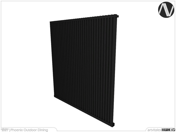 Sims 4 — Phoenix Garden Divider by ArtVitalex — Outdoor And Garden Collection | All rights reserved | Belong to 2021