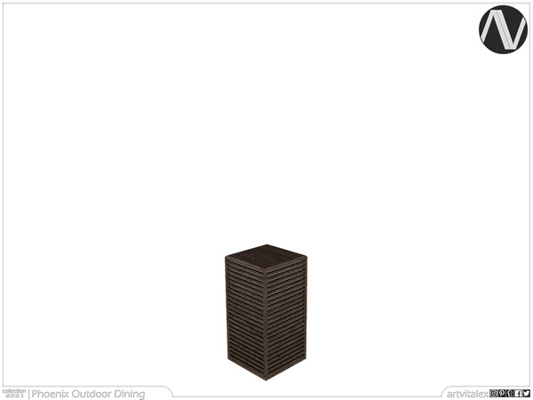 Sims 4 — Phoenix Outdoor Floor Lamp Short by ArtVitalex — Outdoor And Garden Collection | All rights reserved | Belong to