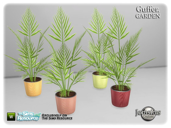 Sims 4 — Guffer Garden plant2 more big by jomsims — Guffer Garden plant2 more big