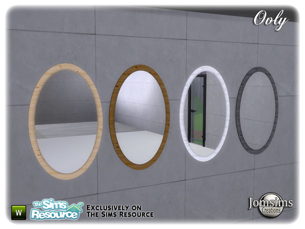 Sims 4 — Ovly bedroom wall mirror by jomsims — Ovly bedroom wall mirror