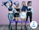 Sims 4 — KDA Pose Pack by ohmybunnny — KDA Pose Pack U need: Pose Player Teleport PLZ READ MY T.O.U. Hope u enjoy sz 