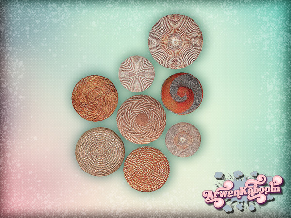 Sims 4 — Pure Morning - Wall Decor by ArwenKaboom — Base game wall decor in 4 recolors. You can search all items by