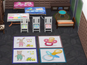 Sims 4 — Set Baby Shower by julimo2 — Baby shower set is really awesome! Organize your baby shower parties, with: - 3