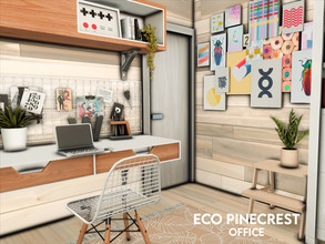 Sims 4 — Eco Pinecrest Office by xogerardine — Renovated Pinecrest Apartment 404 in Evergreen Harbor. Happy simming! 