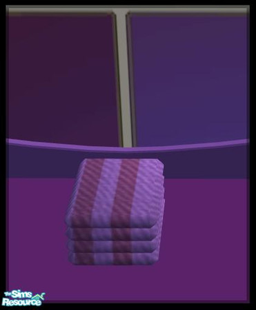 Sims 2 — NK PI SG Towels - Purple Lights by MoMama — Two-tone Purple Lights bath towels for your bathroom counter (or