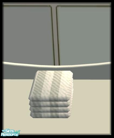 Sims 2 — NK PI SG Towels - Pale Green by MoMama — Two-tone Pale Green bath towels for your bathroom counter (or floor if