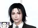 Sims 4 — Chrollo Lucifer Face Tattoo by x_Rayne_x — Chrollo Lucifer (from Hunter X Hunter anime) face tattoo. You can