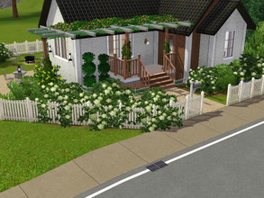 Sims 3 — Clover Cottage CC Free by Madams139 — Clover Cottage Small one bed cottage Cosy and plenty of outdoor space!