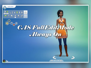 Sims 4 — Tmex-AlwaysFullEditMode by TwistedMexi — Always FullEditMode - Forces CAS into Full Edit Mode. Pairs well with