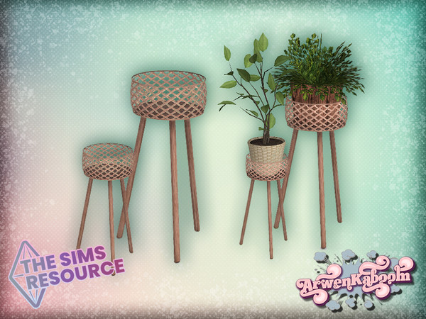 Sims 4 — Verdant - Plant Stand by ArwenKaboom — A base game plant stand in 6 recolors. All items can be found by