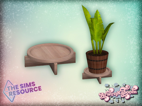 Sims 4 — Verdant - Plant Stand 6 by ArwenKaboom — A base game plant stand in 6 recolors. All items can be found by