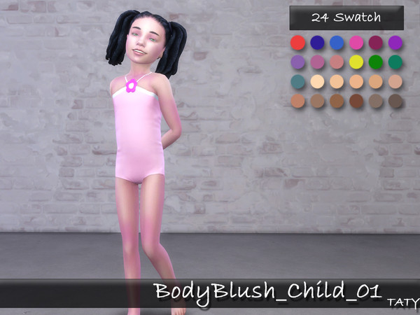 Sims 4 — Requested - [Ts4]Taty_BodyBlush_01_Child by tatygagg — - Female, Male - Human, Alien - Toddler and Child - Hq