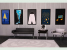 Sims 4 — Negative Space Artwork by skynoelle97 — Just more artwork for the game