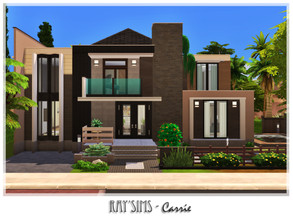 Sims 4 — Carrie by Ray_Sims — This house fully furnished and decorated, without custom content. This house has 3 bedroom
