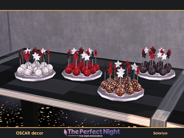 Sims 4 — The Perfect Night. Oscar Decor. Appetizers by soloriya — Decorative appetizers. Part of The Perfect Night -