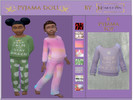 Sims 4 — Kcreation_8 Pyjama Top Doli by Kcreation — Set of 8 pyjama top for children 