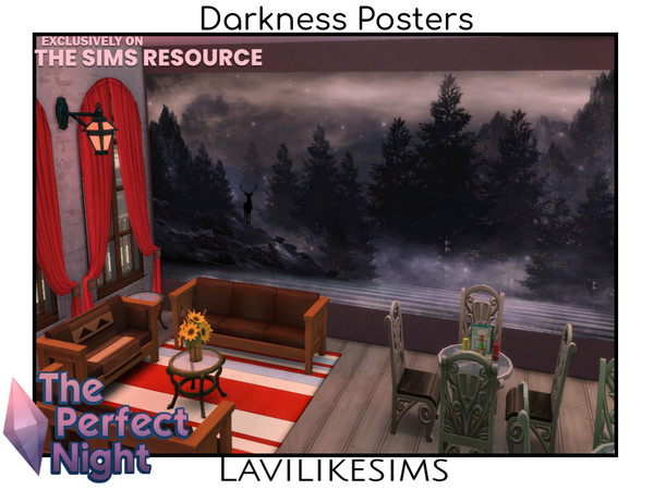 Sims 4 — The Perfect Night - Darkness Poster by lavilikesims — If your a vampire or creature of the dark you need this