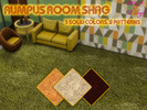 Sims 4 — Rumpus Room Shag by sillyfidget — Shag carpet in your favourite 70s shades and patterns.