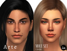 Sims 4 — Arte mole set by Lucy_Muni — Set of moles, 12 swatches, can be used with any skin.
