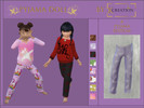 Sims 4 — Kcreation_8 Pyjama Bottom Doli by Kcreation — *8 Pyjama Bottom for children (girls and boys) 