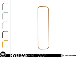 Sims 4 — Hylidae Floor Mirror by wondymoon — - Hylidae Hallway - Floor Mirror - Wondymoon|TSR - Creations'2021