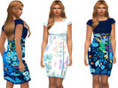 Sims 4 — Summerdress by Louisa_1 — Summerdress in 5 Colors :))