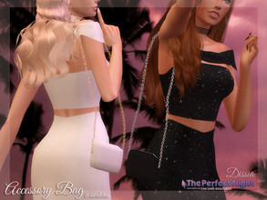 Sims 4 — The Perfect Night - Accessory Bag by Dissia — Small accessory gag on chain which you can keep on your shoulder