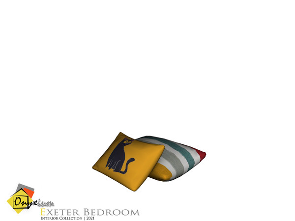 Sims 4 — Exeter Bed Pillows For Bottom by Onyxium — Onyxium@TSR Design Workshop Kids Room Collection | Belong To The 2021