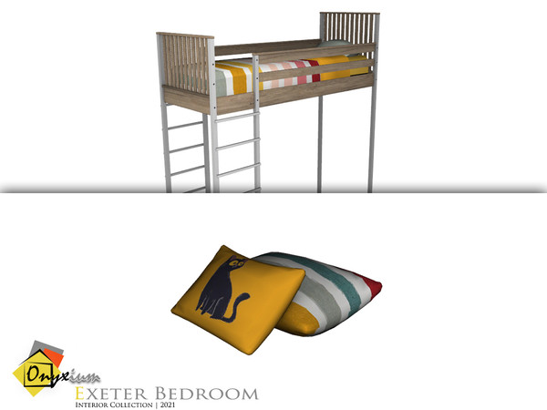 Sims 4 — Exeter Bed Pillows For Top by Onyxium — Onyxium@TSR Design Workshop Kids Room Collection | Belong To The 2021