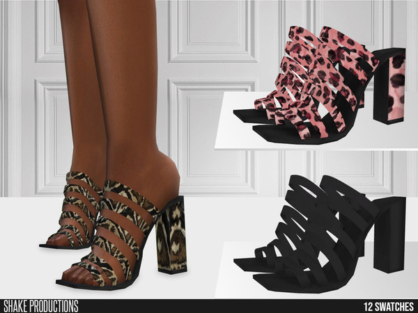 Sims 4 — ShakeProductions 682 - High Heels by ShakeProductions — Shoes/High Heel-Boots New Mesh All LODs Handpainted 13