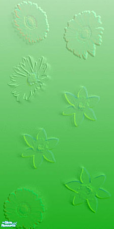 Sims 2 — Flower Pop-Ups Green Tones by Dreamz82633 — Deck out your simes homes with these painted walls